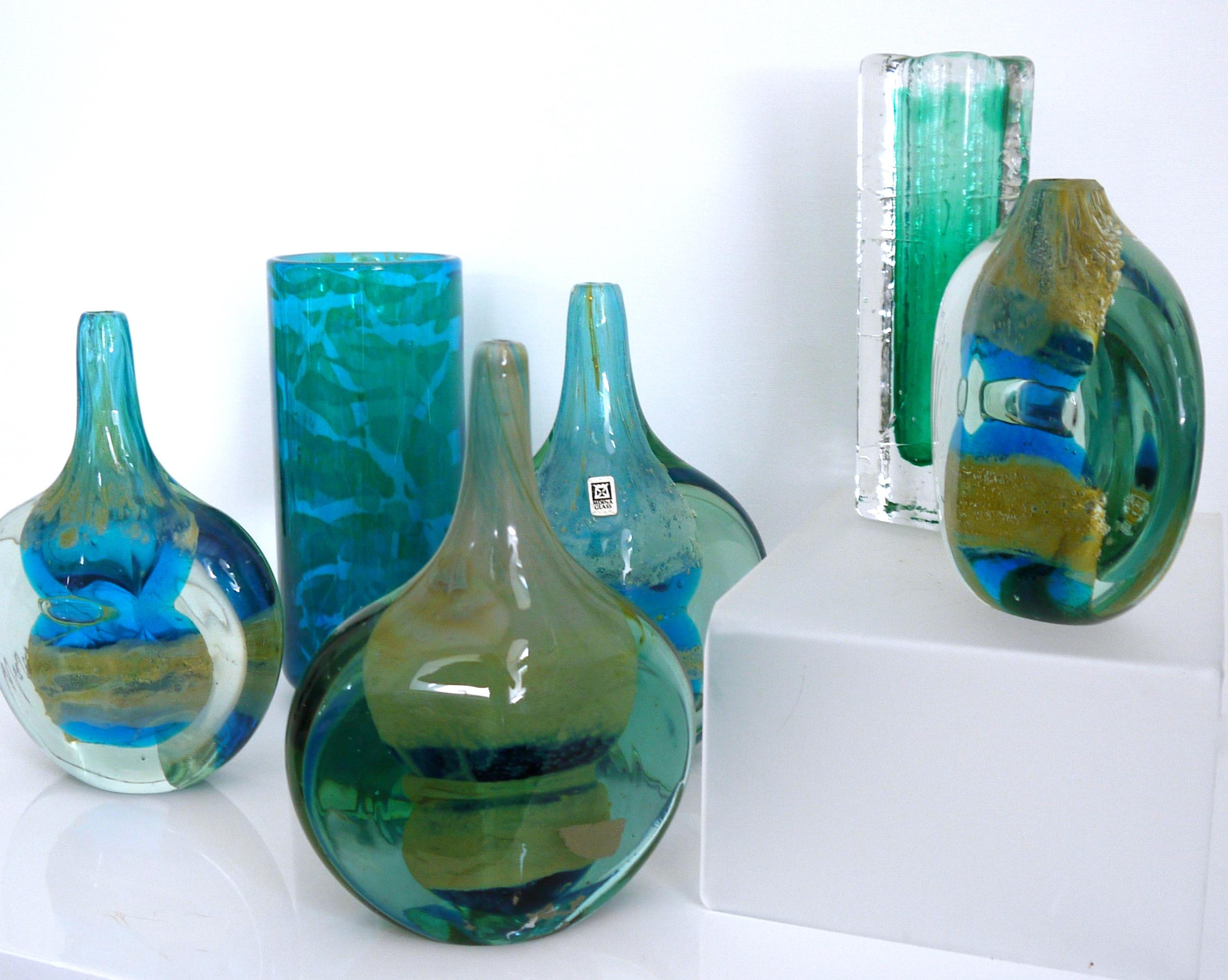 Maltese 60s Mdina 'Lollipops' by Michael Harris, Signed, Sun, Sea and Sand Period For Sale