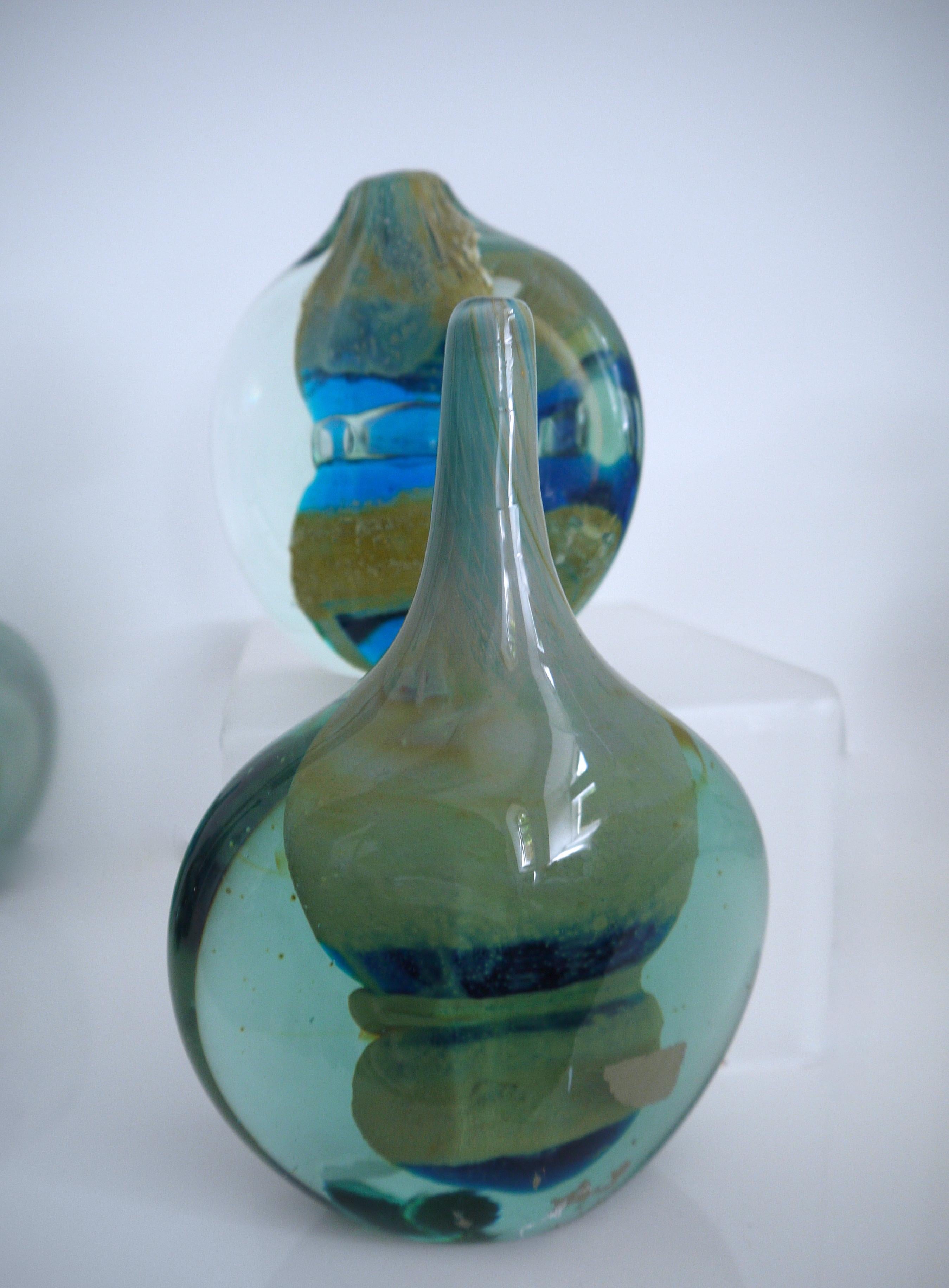 60s Mdina 'Lollipops' by Michael Harris, Signed, Sun, Sea and Sand Period In Good Condition For Sale In Halstead, GB