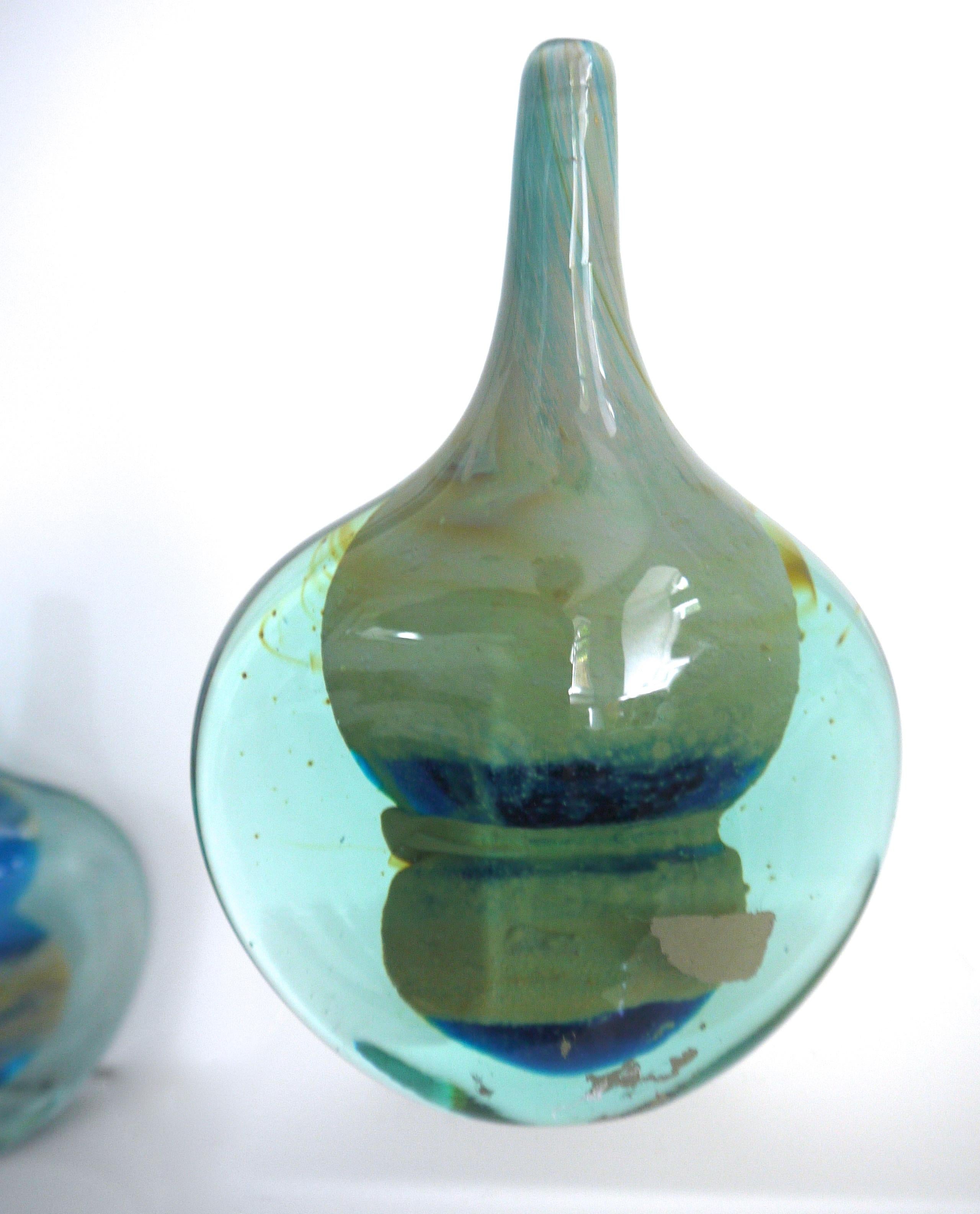 Mid-20th Century 60s Mdina 'Lollipops' by Michael Harris, Signed, Sun, Sea and Sand Period For Sale