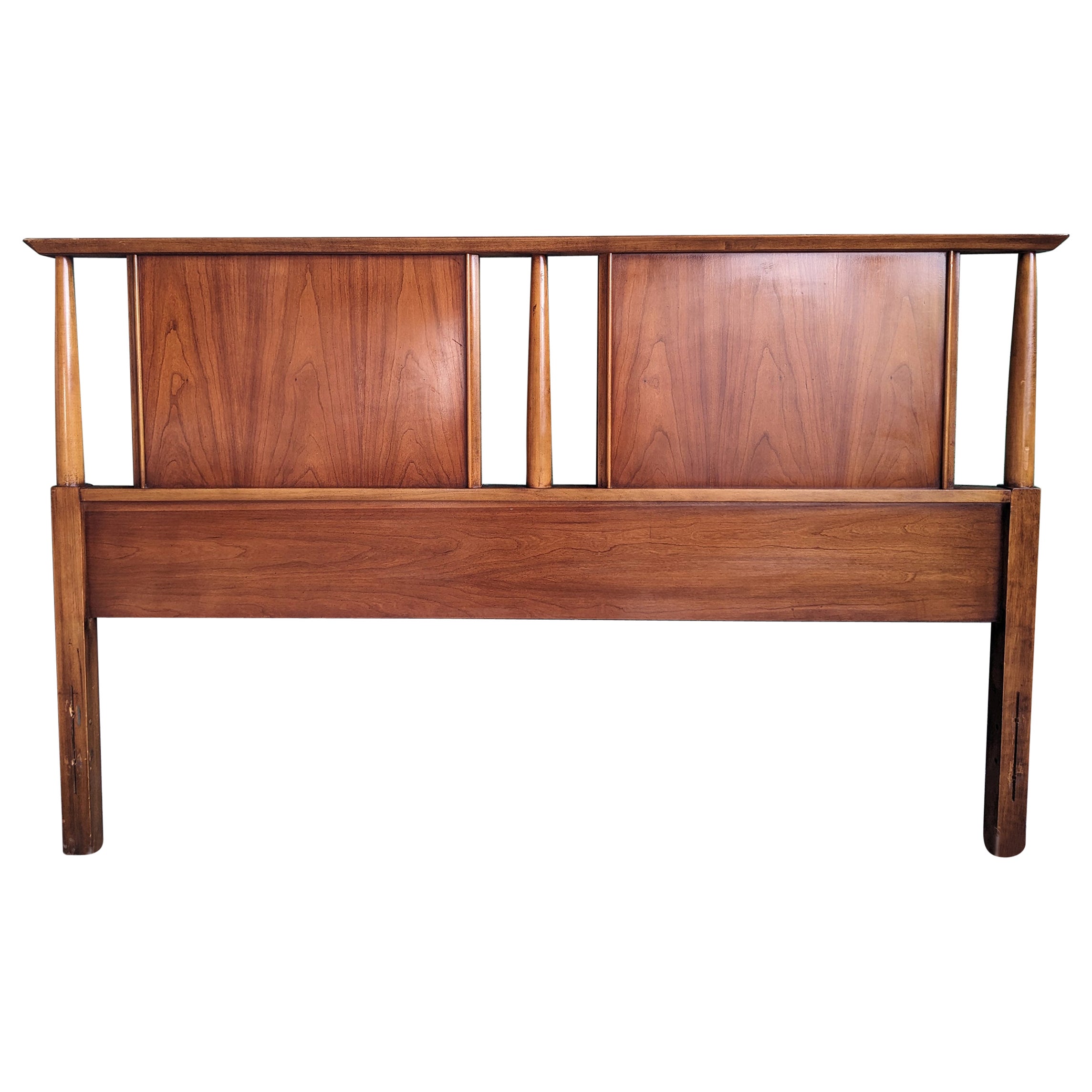 60s Mid Century Full "Double" Sized Bed Frame- Headboard + Footboard -Two Avail.