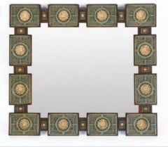 60s Mid Century Original Zarebski Mexican Brutalist Mirror