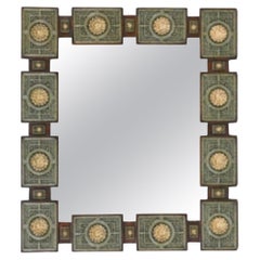60s Mid Century Original Zarebski Mexican Brutalist Mirror