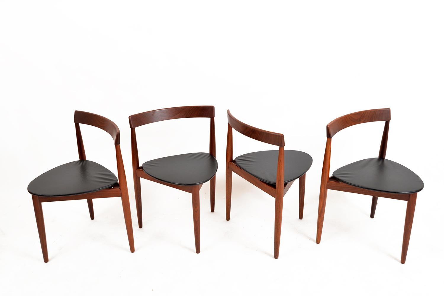 60s Midcentury Modern Danish Teak Frem Rojle ‘Roundette’ Dining Suite Hans Olsen 5