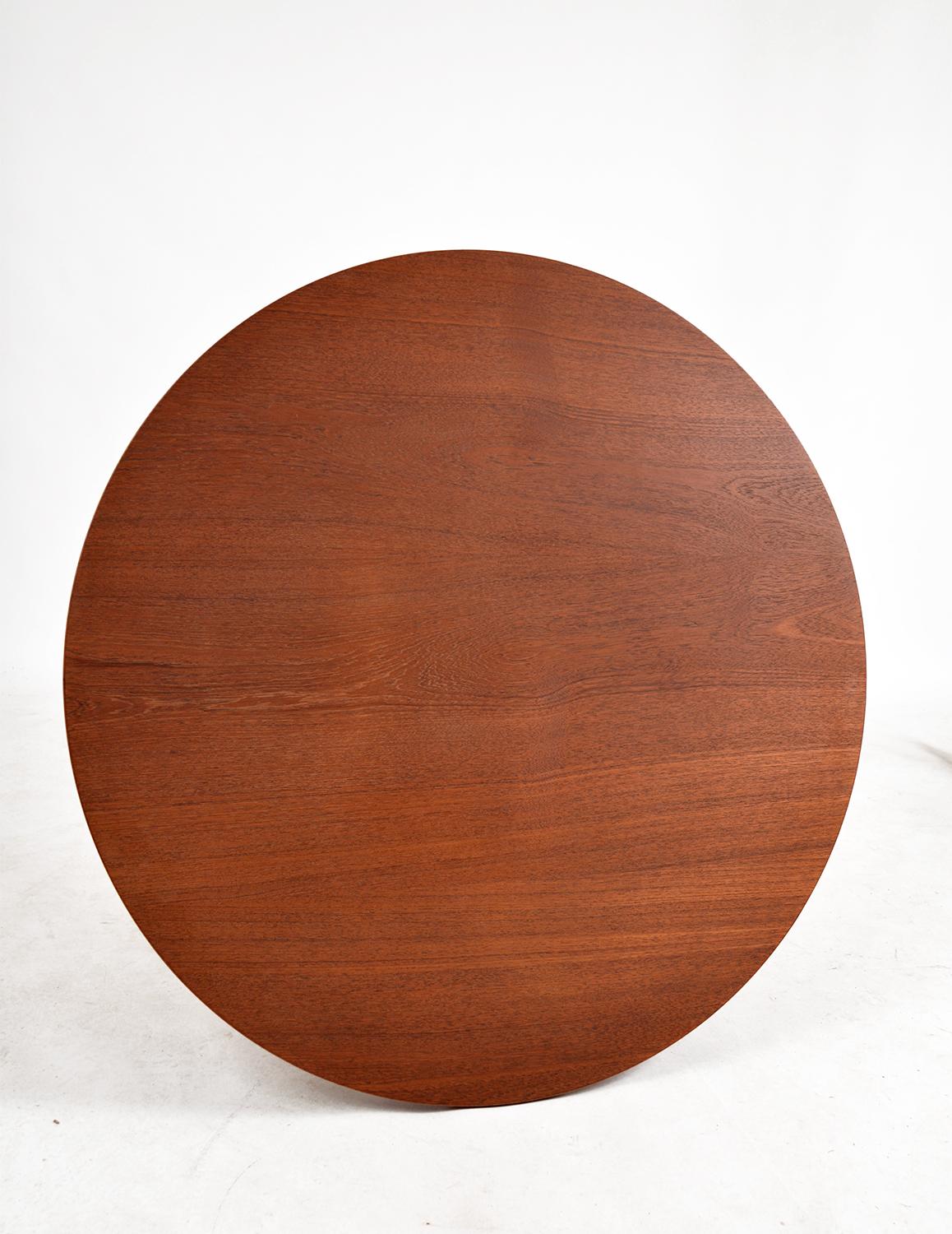60s Midcentury Modern Danish Teak Frem Rojle ‘Roundette’ Dining Suite Hans Olsen 9