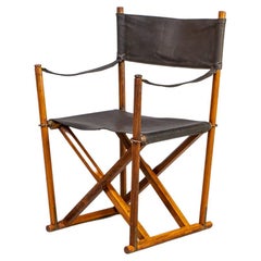Vintage 60s Mogens Koch ‘Mk-16’ Safari Chair for Interna