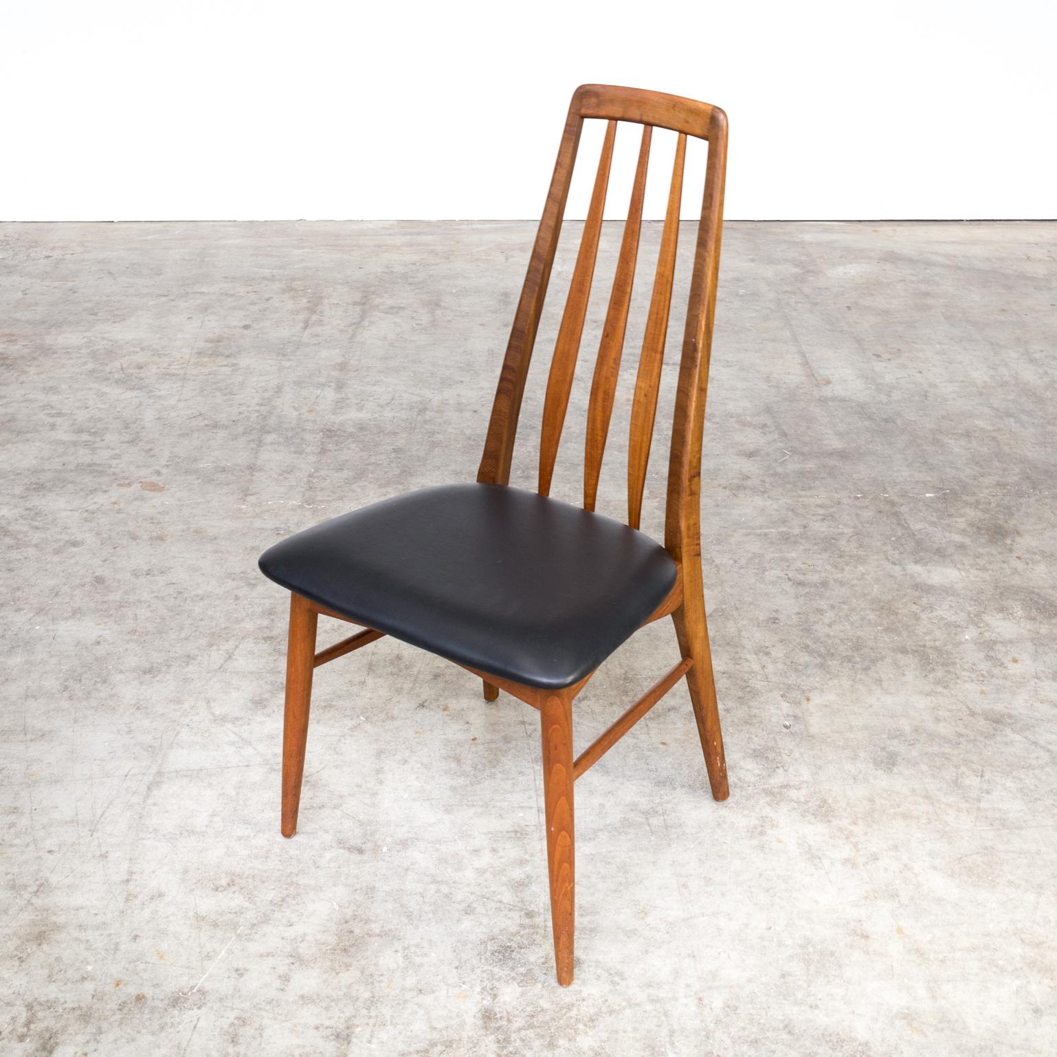 60s Niels Koefoed ‘eva’ dining chair for Koefoed Hornslet set/5 For Sale 4