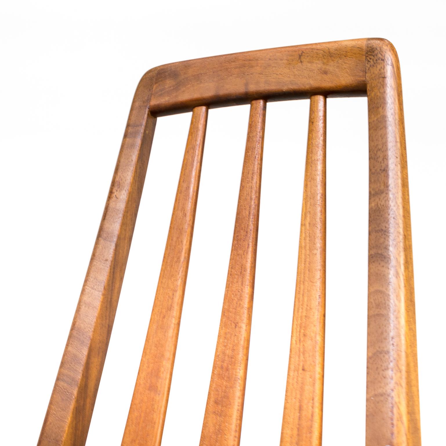 60s Niels Koefoed ‘eva’ dining chair for Koefoed Hornslet set/5 For Sale 6