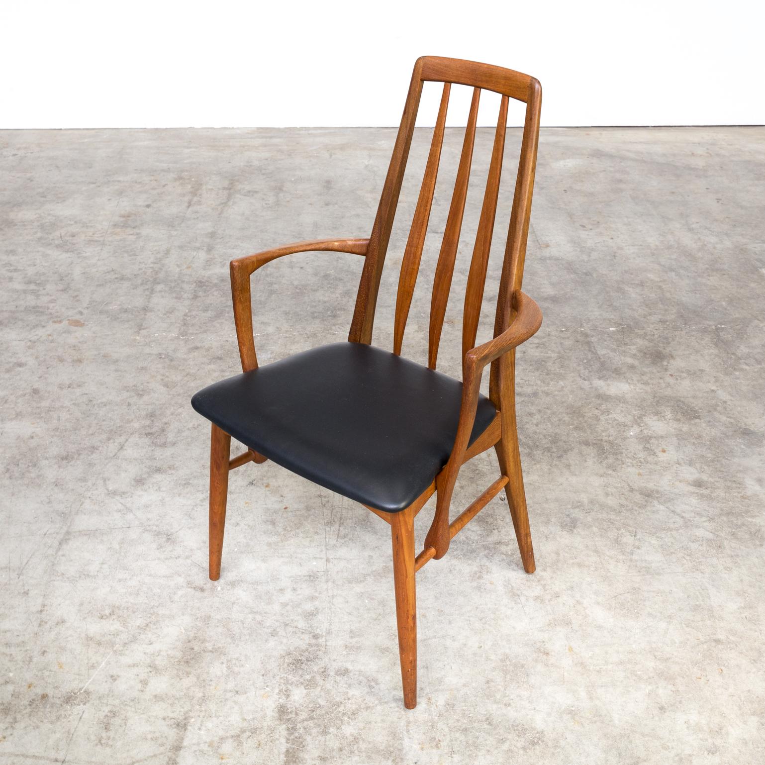 60s Niels Koefoed ‘eva’ dining chair for Koefoed Hornslet set/5 For Sale 8