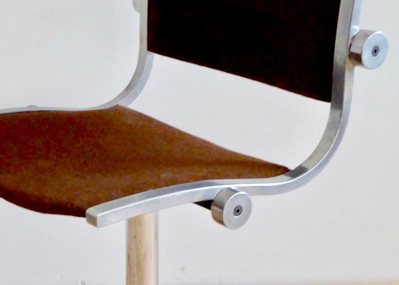 Mid-Century Modern 1960s Office Swivel Chair by Röder Söhne, Germany For Sale