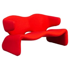60s Olivier Mourgue ‘djin’ Two Seat Sofa for Airborne