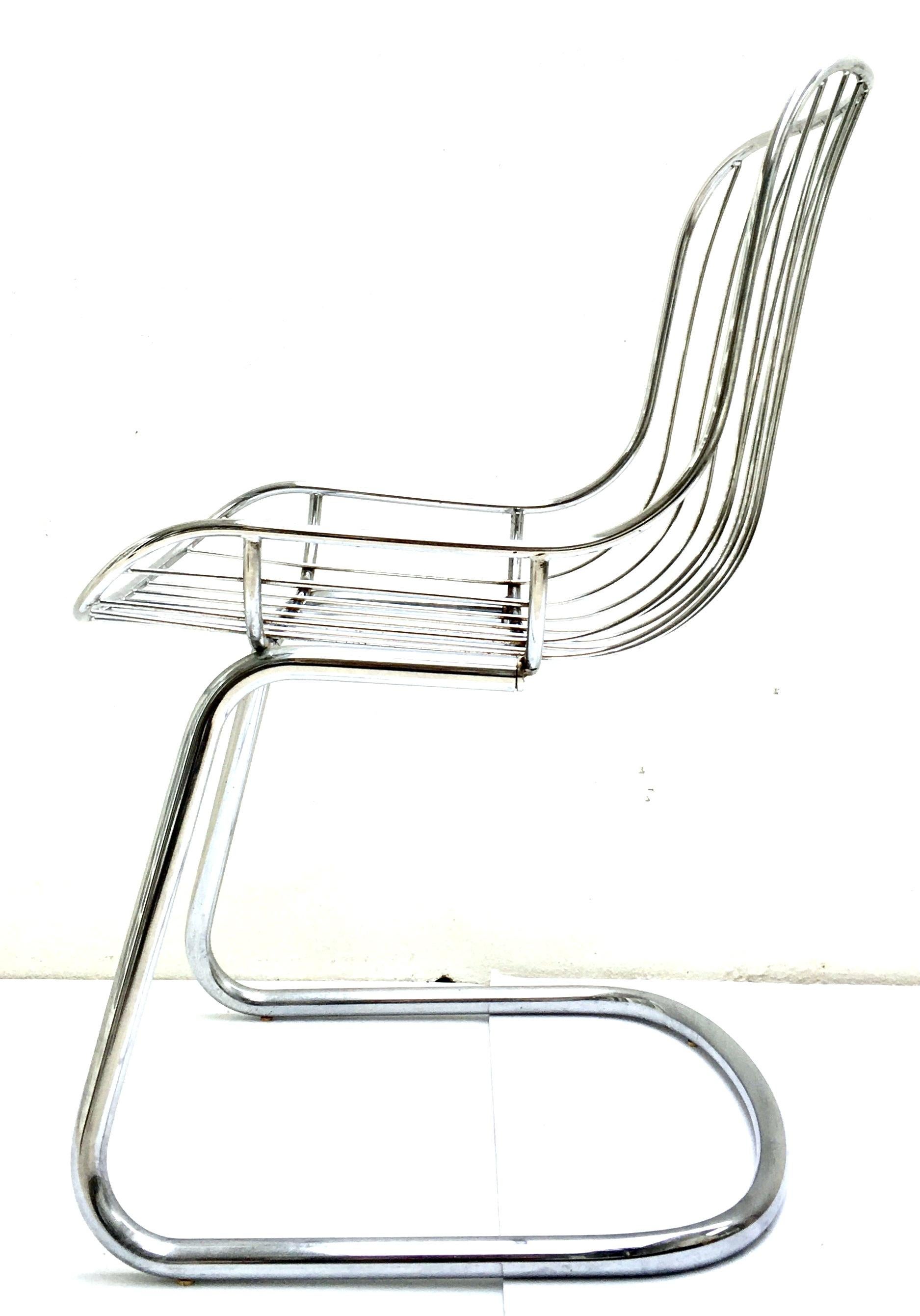 chrome gastone rinaldi chair