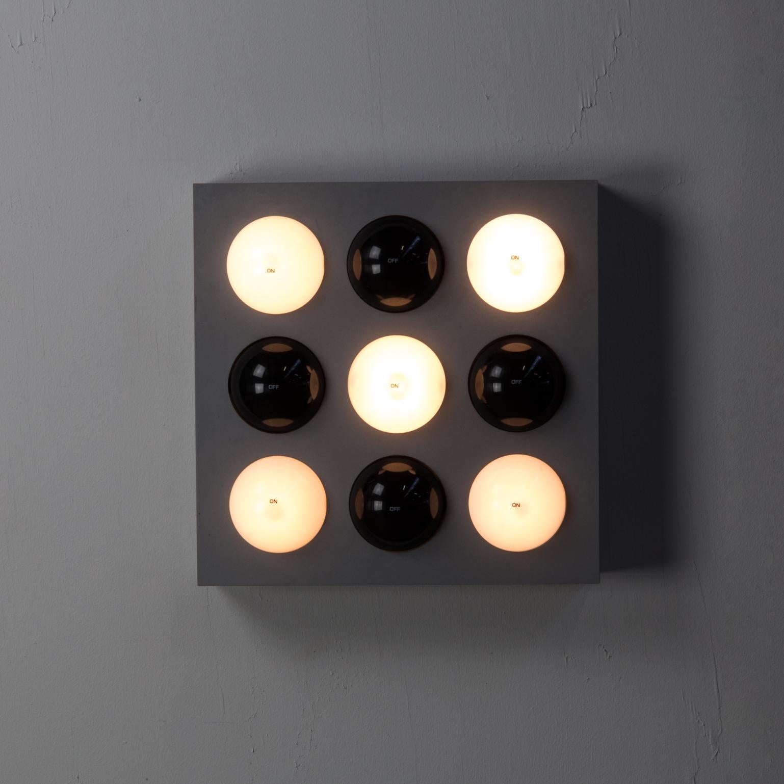 Swiss 1960s Paul Talman Model ‘Fifty Fifty’ Wall Lamp Wall Sconce or Table Lamp For Sale