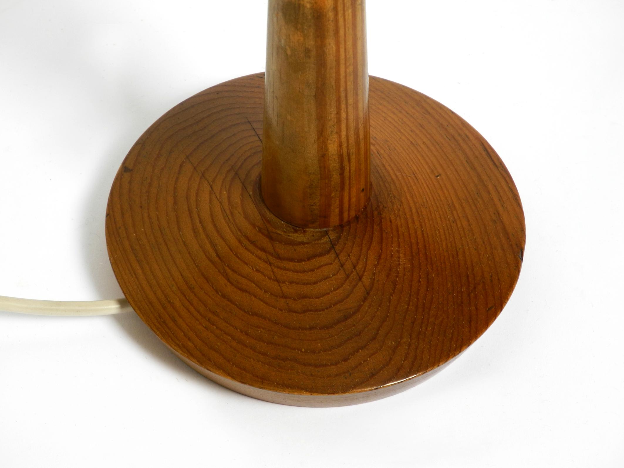 60s pine veneer lamella table lamp by Hans Agne Jakobsson  Markaryd Sweden For Sale 1