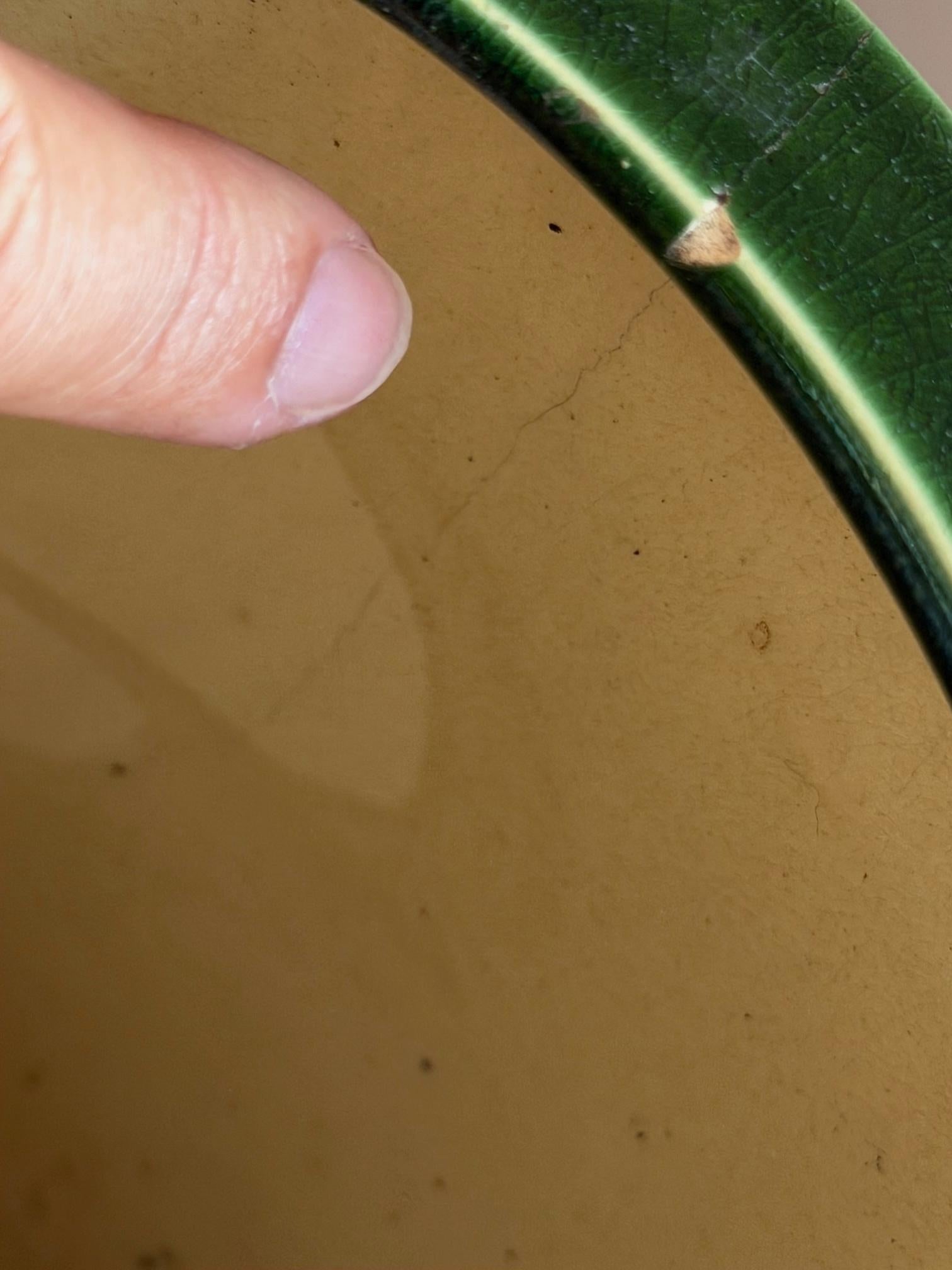 60s Pop Art Hand gemalt Keramik Schirmständer Halter abstrakte Harlekin im Angebot 2