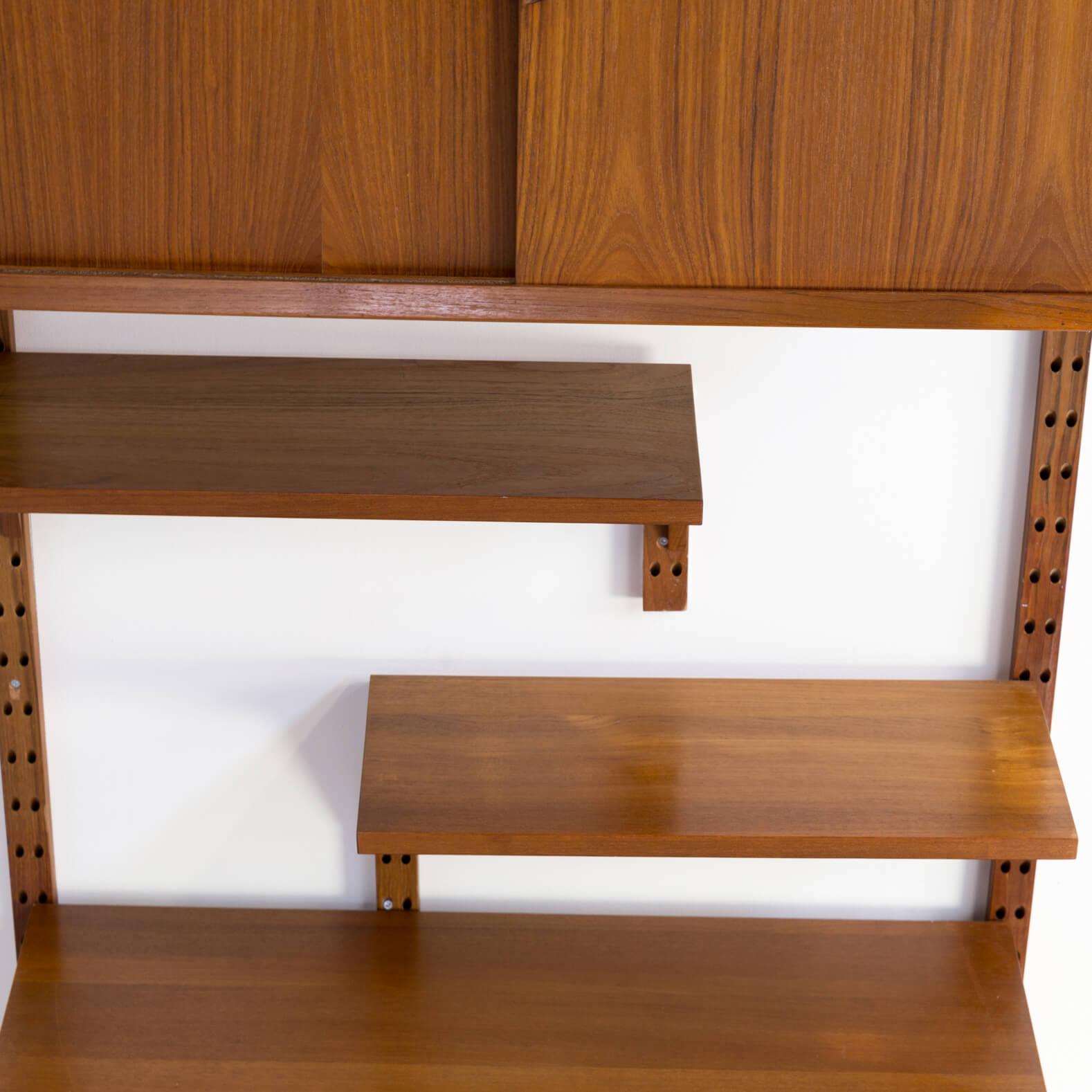 1960s Poul Cadovius Wall Unit for Cado 9