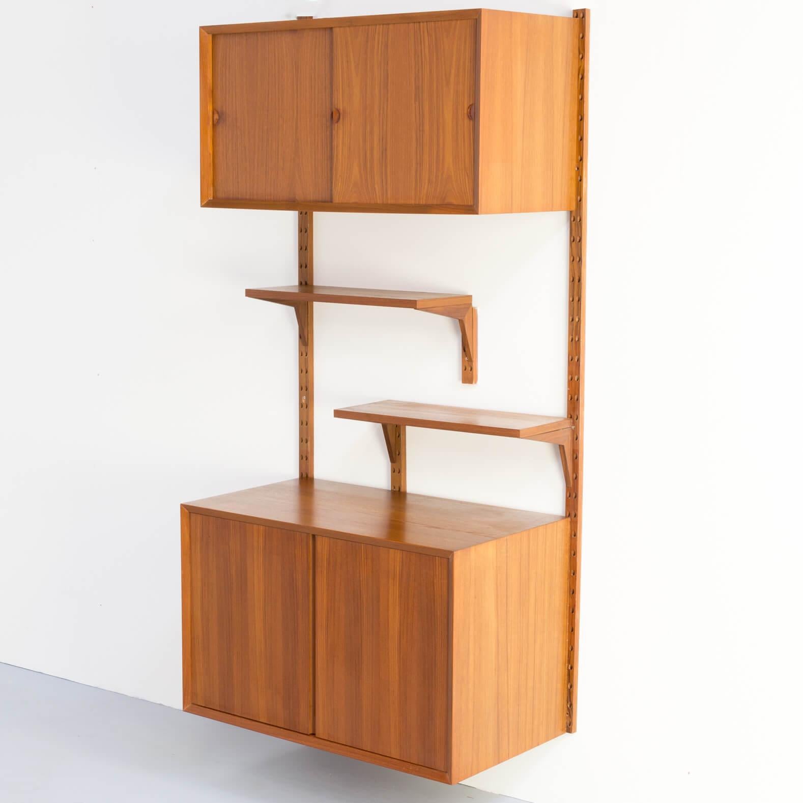 1960s Poul Cadovius Wall Unit for Cado In Good Condition In Amstelveen, Noord