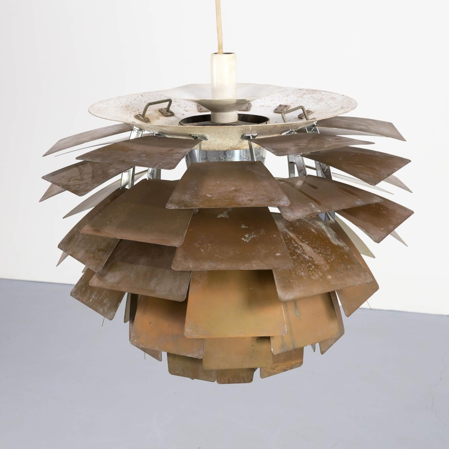 Mid-Century Modern 1960s Poul Henningsen ‘Artichoke’ Pendant Lamp for Louis Poulsen For Sale