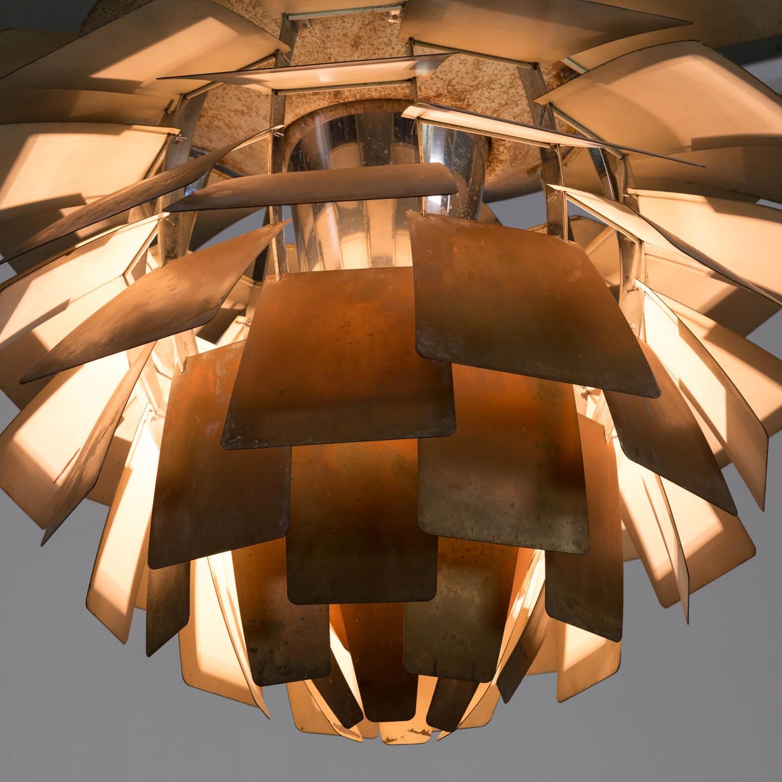 Mid-20th Century 1960s Poul Henningsen ‘Artichoke’ Pendant Lamp for Louis Poulsen For Sale