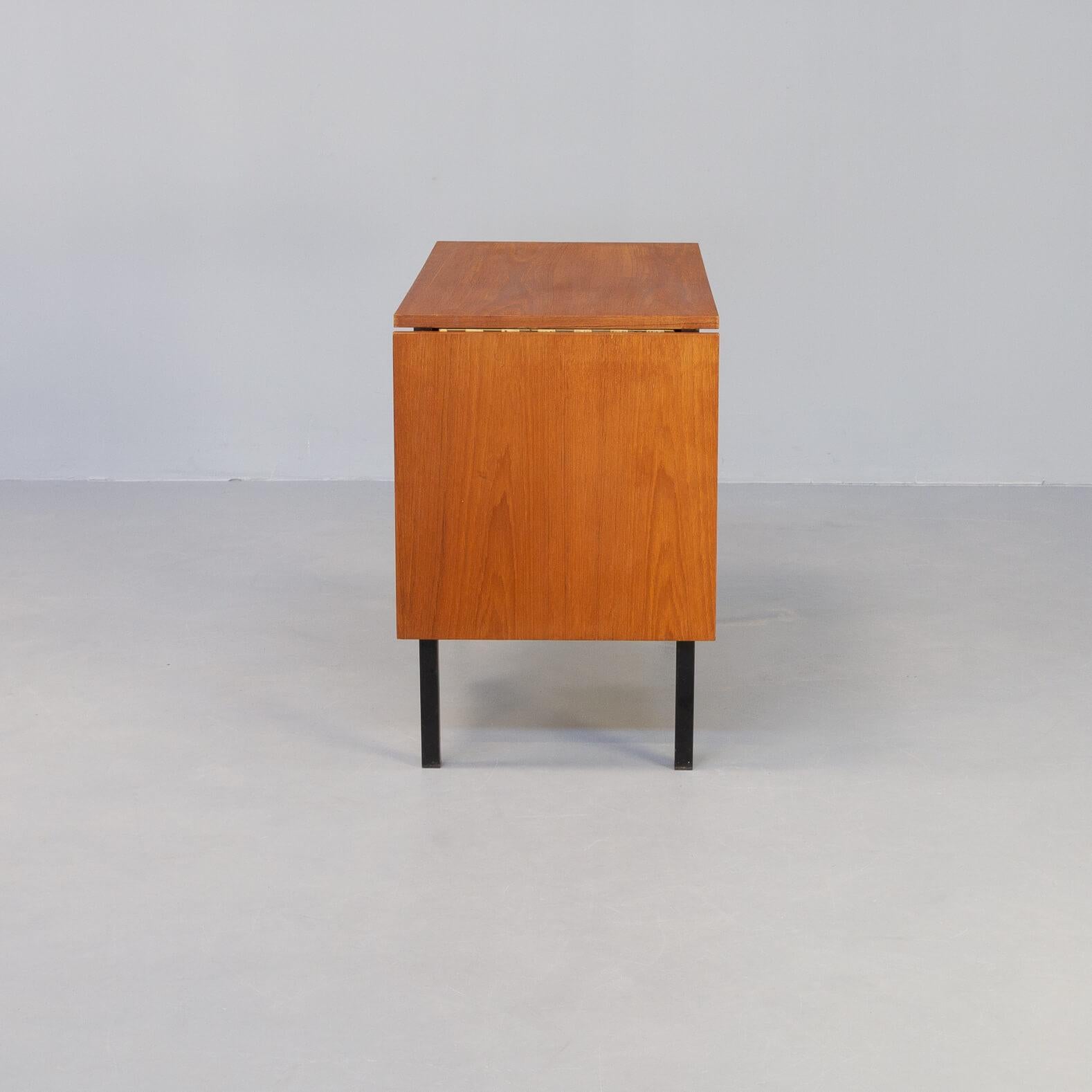 Mid-20th Century 60s Rare Drop Leaf Writing Desk Attr H, Sigh & Sons Møbelfabrik A/S For Sale