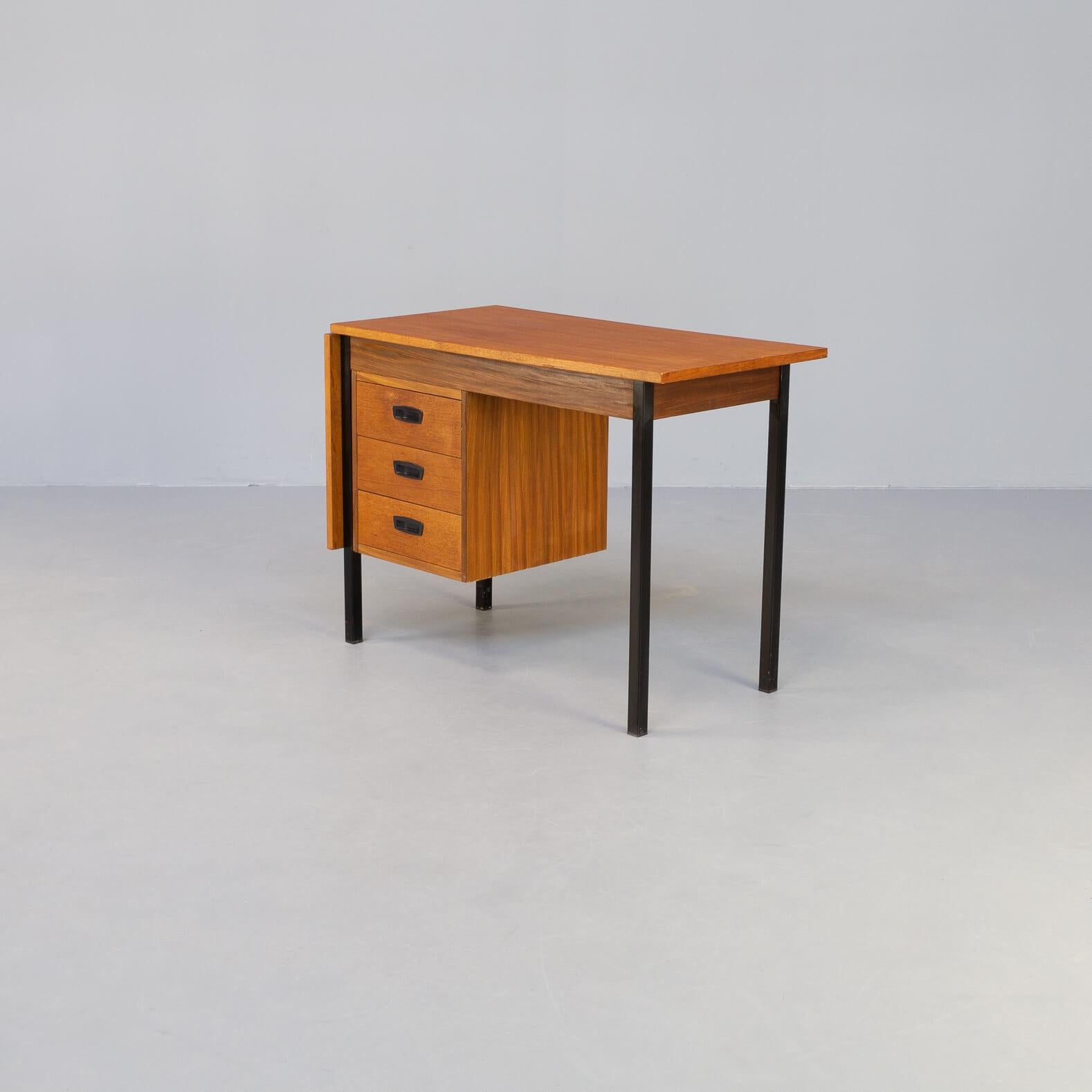 60s Rare Drop Leaf Writing Desk Attr H, Sigh & Sons Møbelfabrik A/S For Sale 1