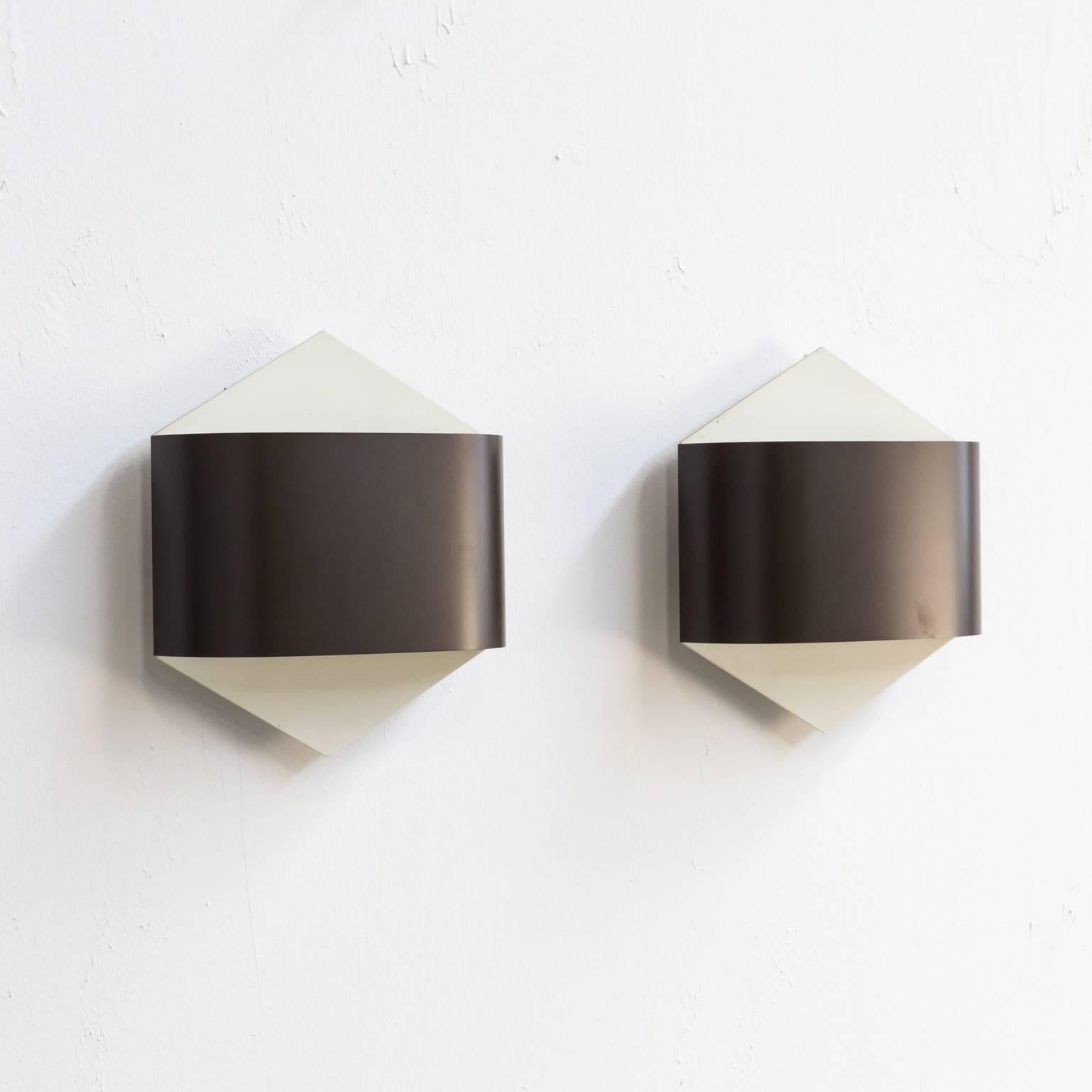 20th Century 1960s Rolf Krüger & Dieter Witte Wall Sconces by Staff Germany, Set of Two For Sale