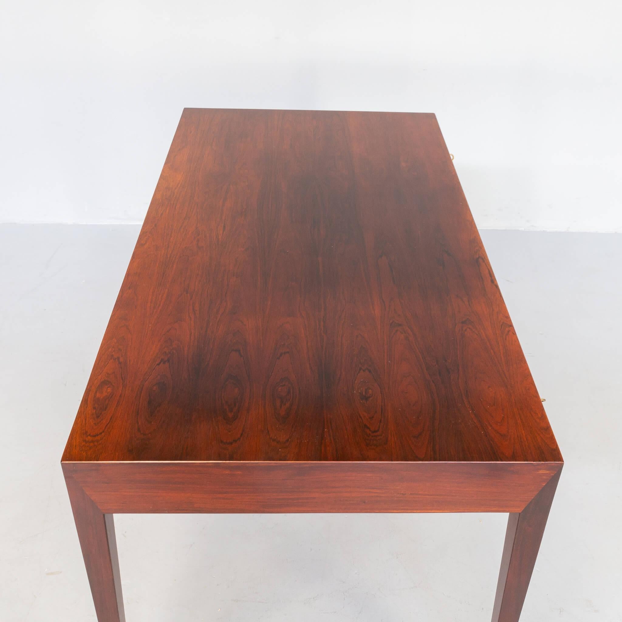 60s Severin Hansen Rosewood Writing Desk for Haslev 3