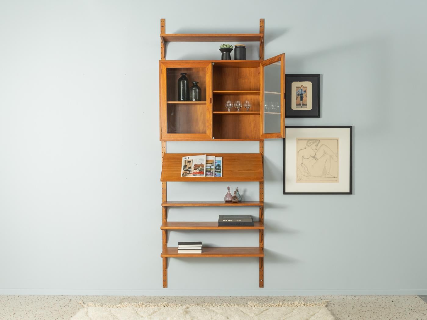 Danish 60s Shelving System by HG Furniture, Made in Denmark