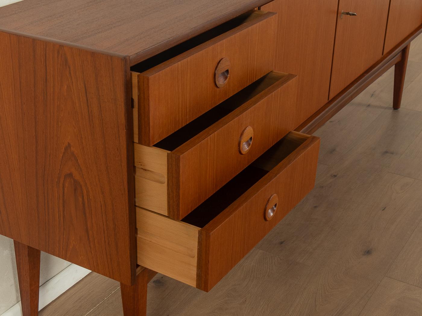 60s Sideboard by Bartels in Teak For Sale 1