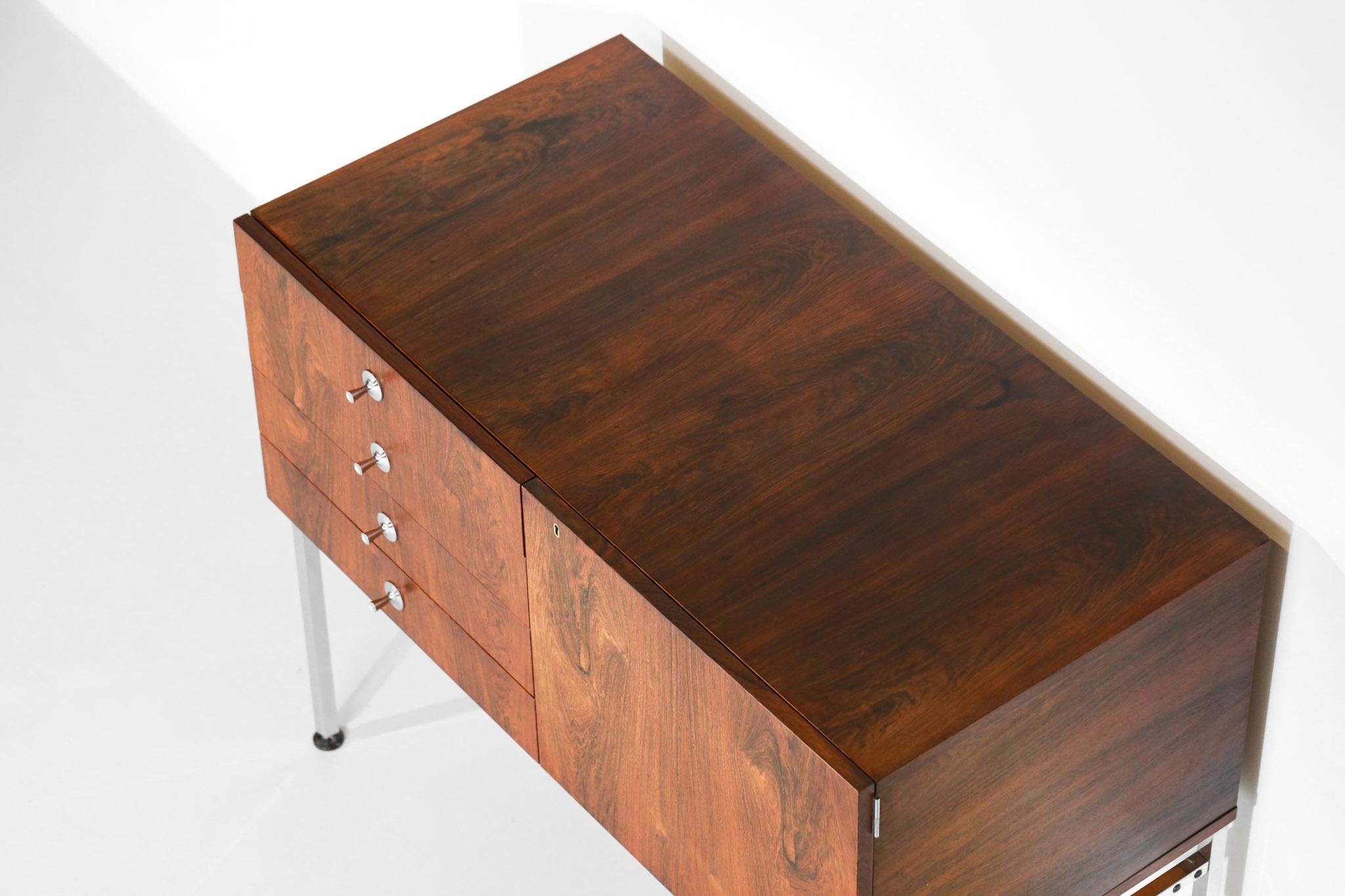 1960s Sideboard by the French Designer Alain Richard Edited by Meuble TV For Sale 8