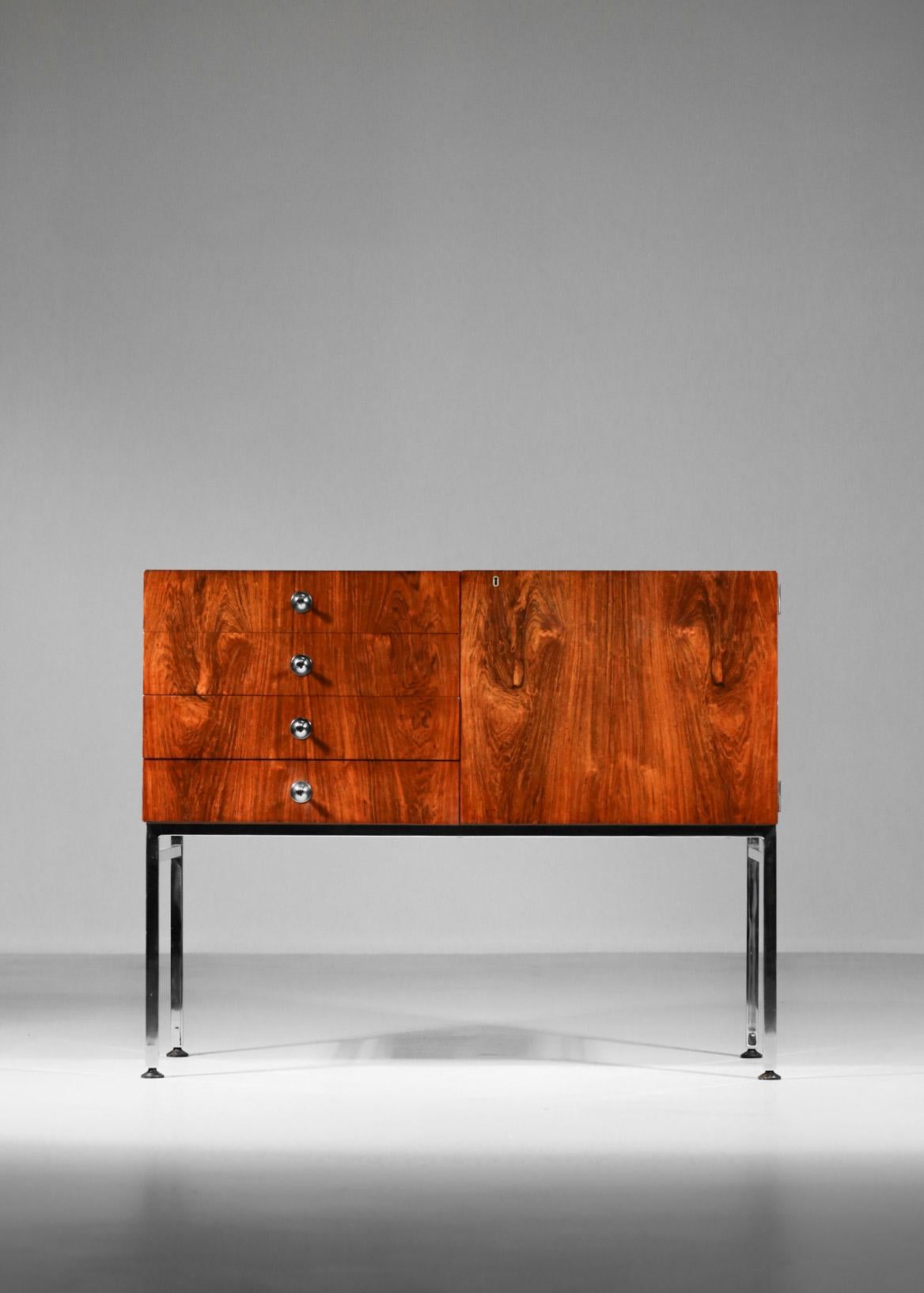 Sideboard des französischen Designers Alain Richard aus den 1960er Jahren, herausgegeben von Meuble TV (Moderne der Mitte des Jahrhunderts) im Angebot