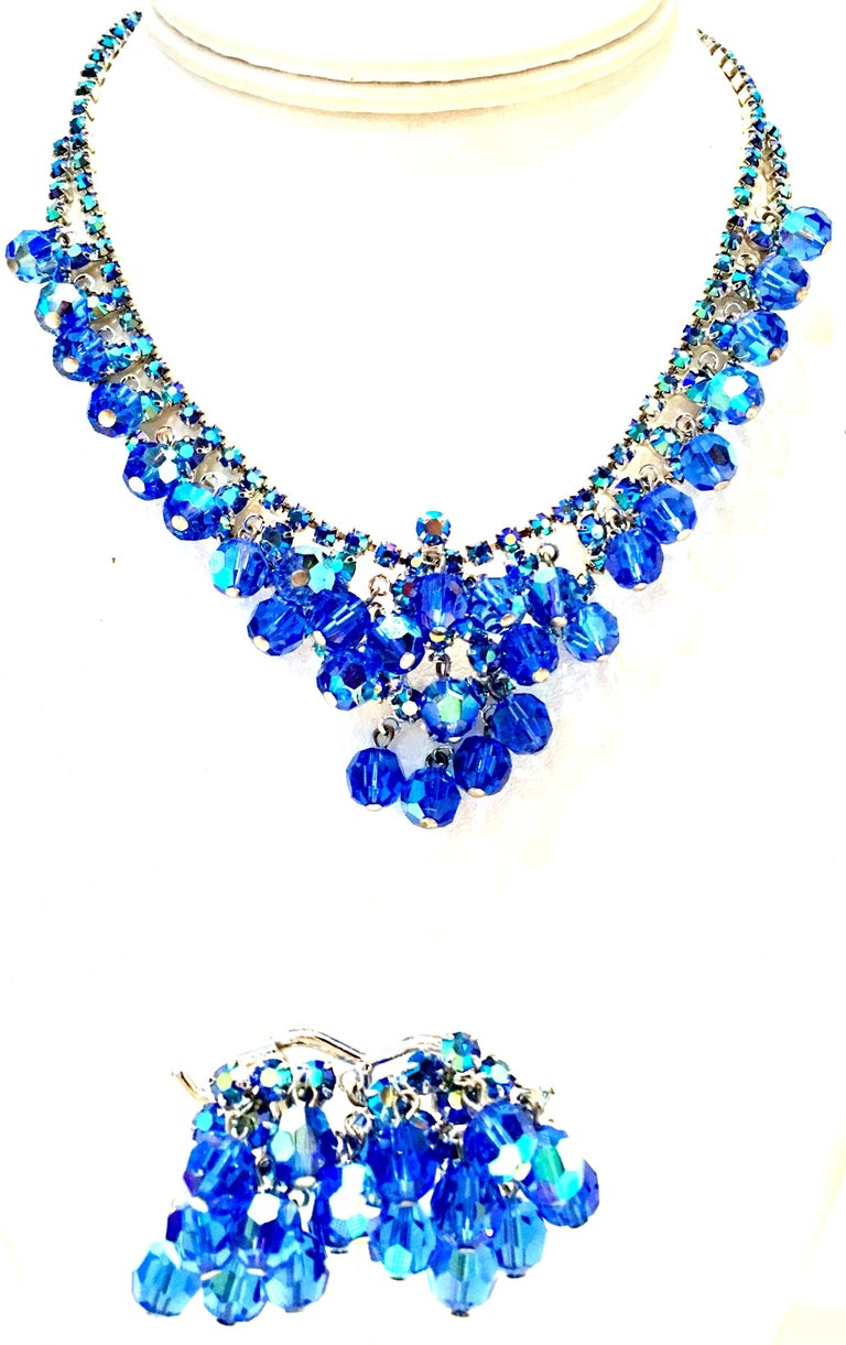 Swarovski crystal bead necklace clearance
