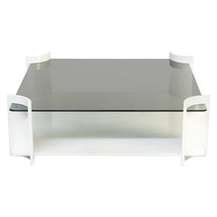 Tavolino da caffè quadrato di design AGE degli anni '60
