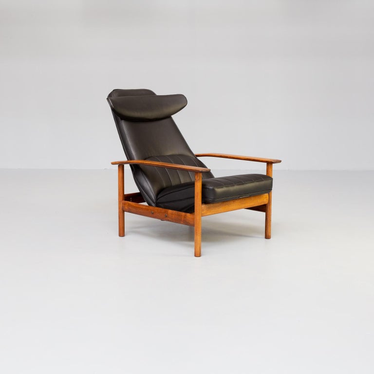 Mid-Century Modern 60s Sven Ivar Dysthe Unique and Rare Lounge Chair for Dokka Møbler For Sale