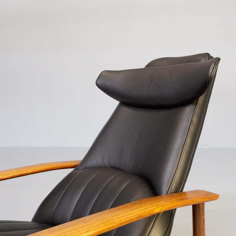 60s Sven Ivar Dysthe Unique and Rare Lounge Chair for Dokka Møbler For Sale 2