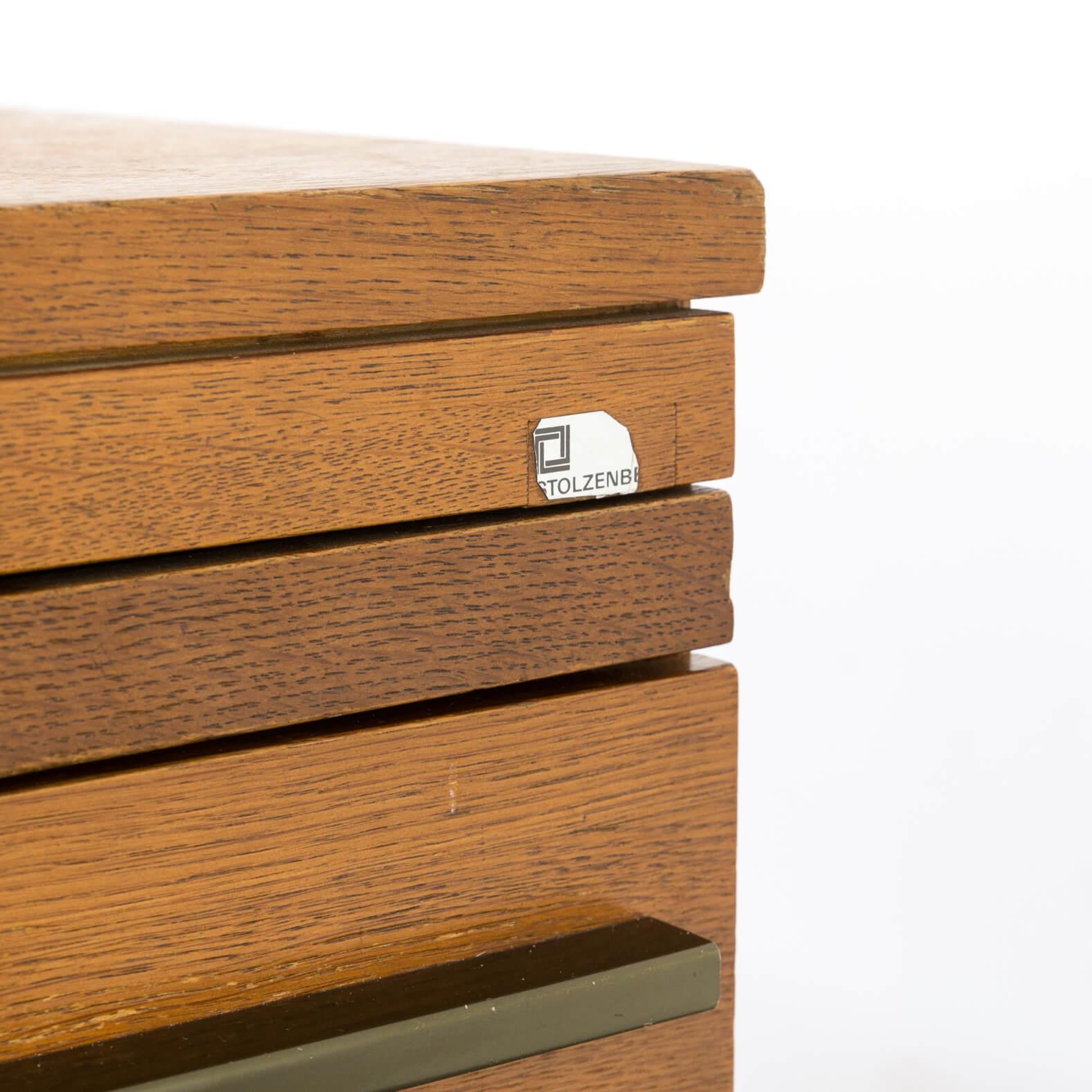 1960s Teak Writing Desk for Stolzenberg Buromöbel 2