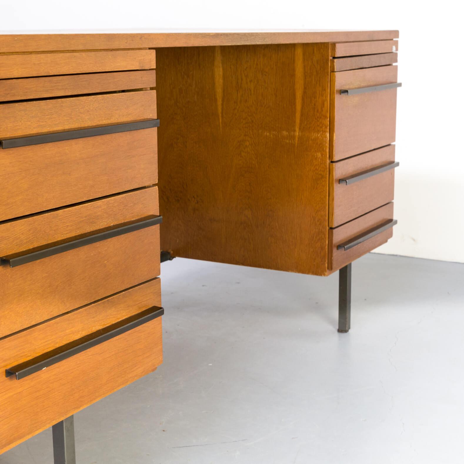 1960s Teak Writing Desk for Stolzenberg Buromöbel In Good Condition In Amstelveen, Noord