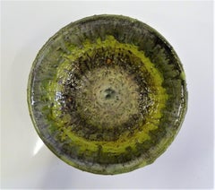 Tilgmans Keramik Mid-Century Modern Brutalist Chamotte Stoneware Bowl, Sweden