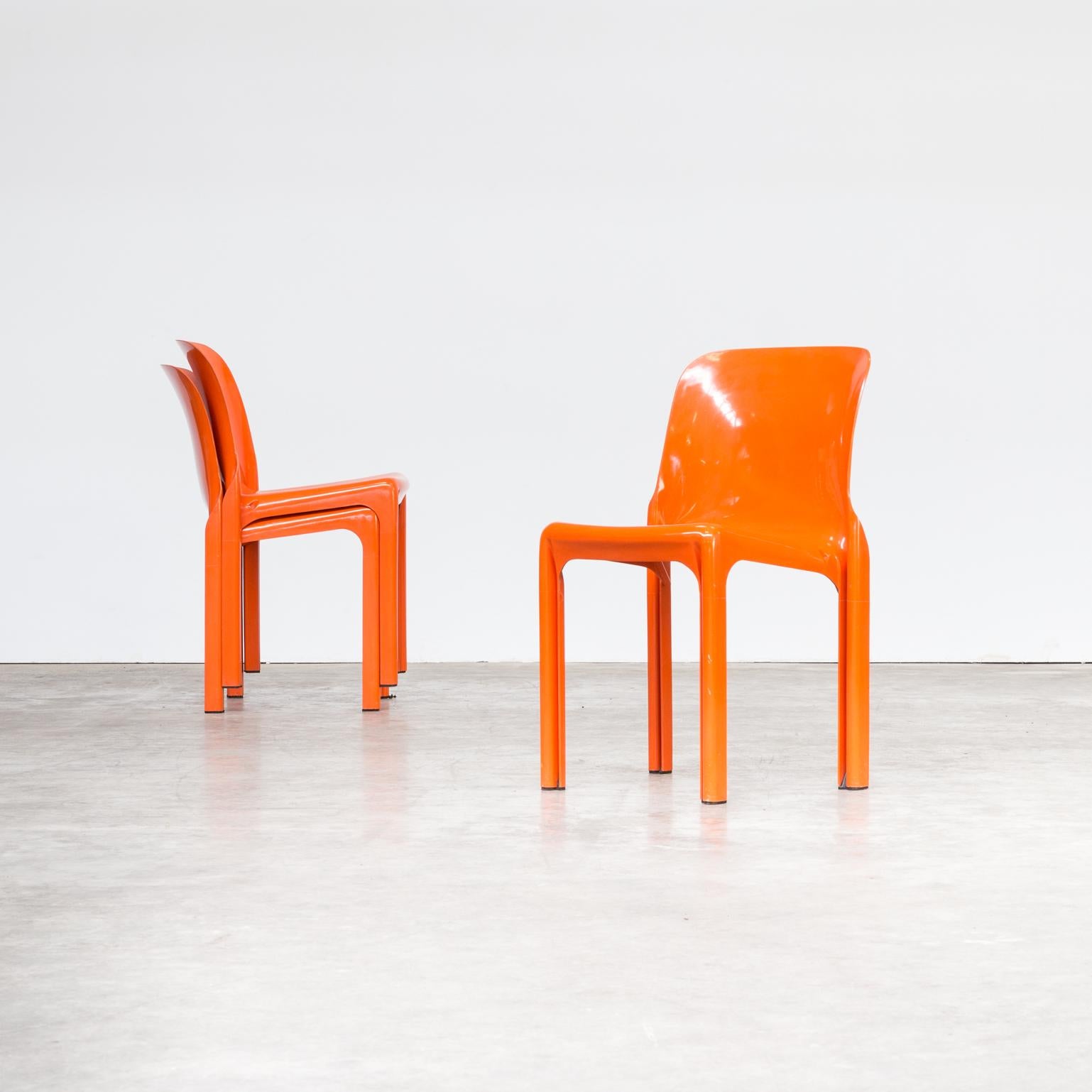 Italian 1960s Vico Magistretti ‘Selene’ Dining Chair for Artemide Set of 3 For Sale