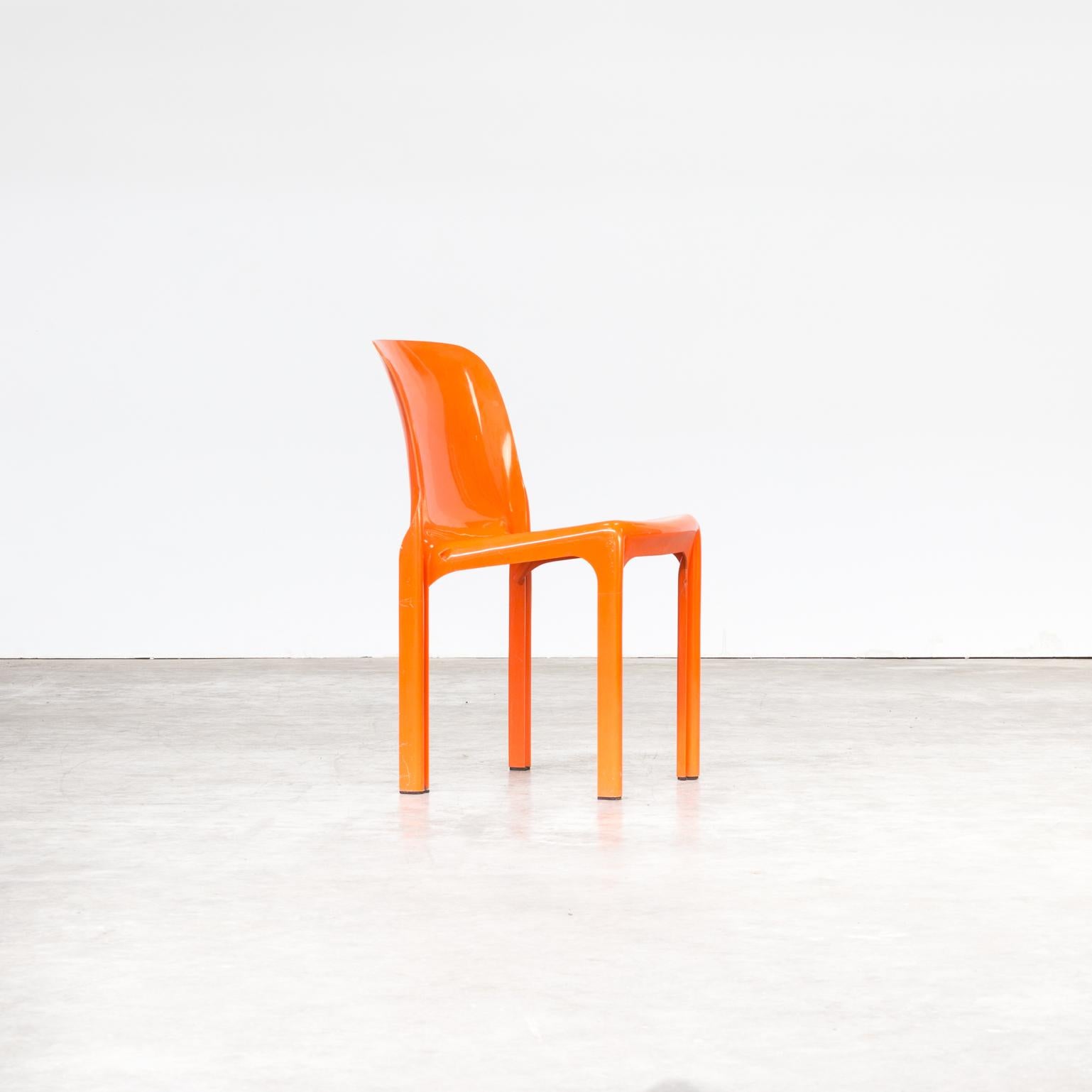 Plastic 1960s Vico Magistretti ‘Selene’ Dining Chair for Artemide Set of 3 For Sale
