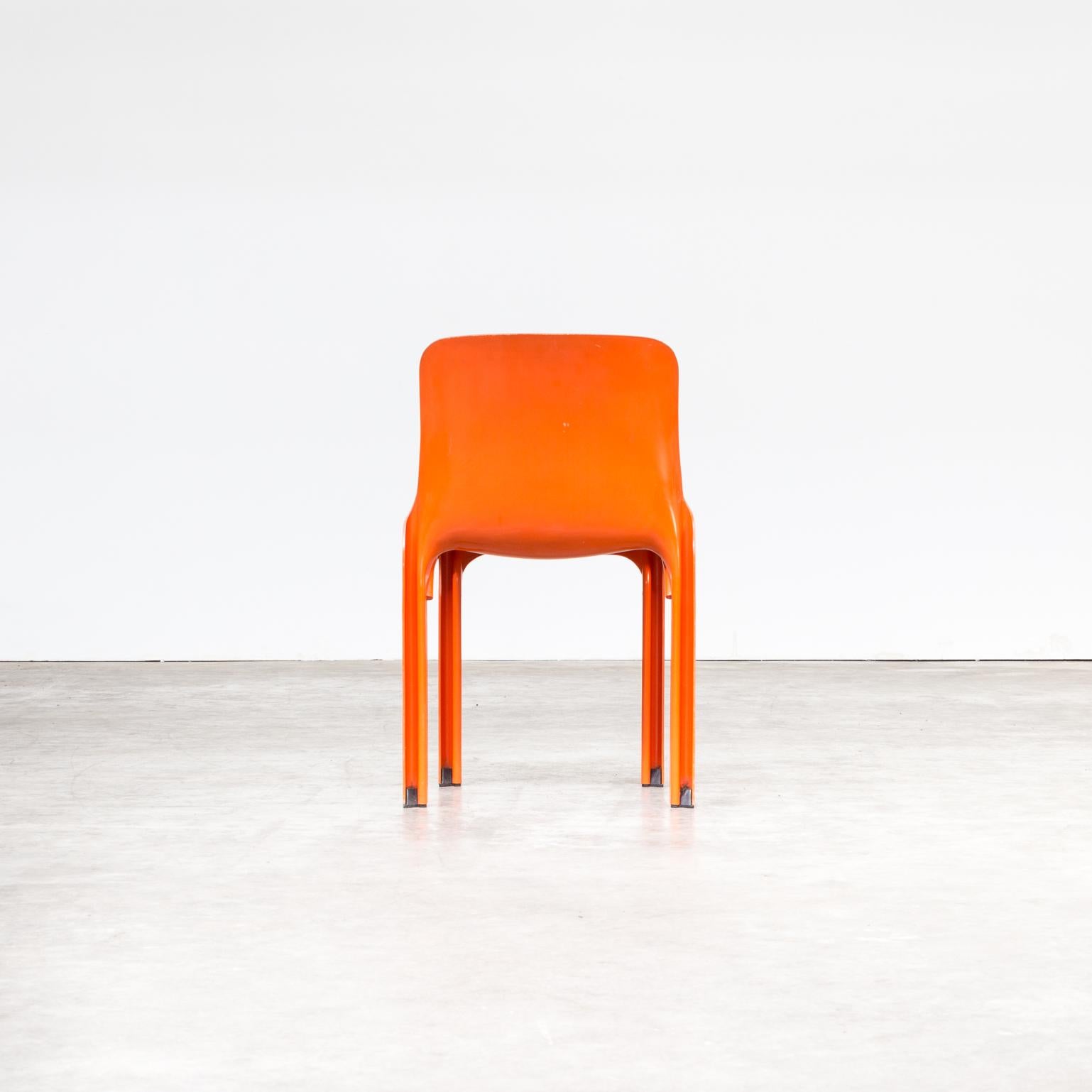 1960s Vico Magistretti ‘Selene’ Dining Chair for Artemide Set of 3 For Sale 2