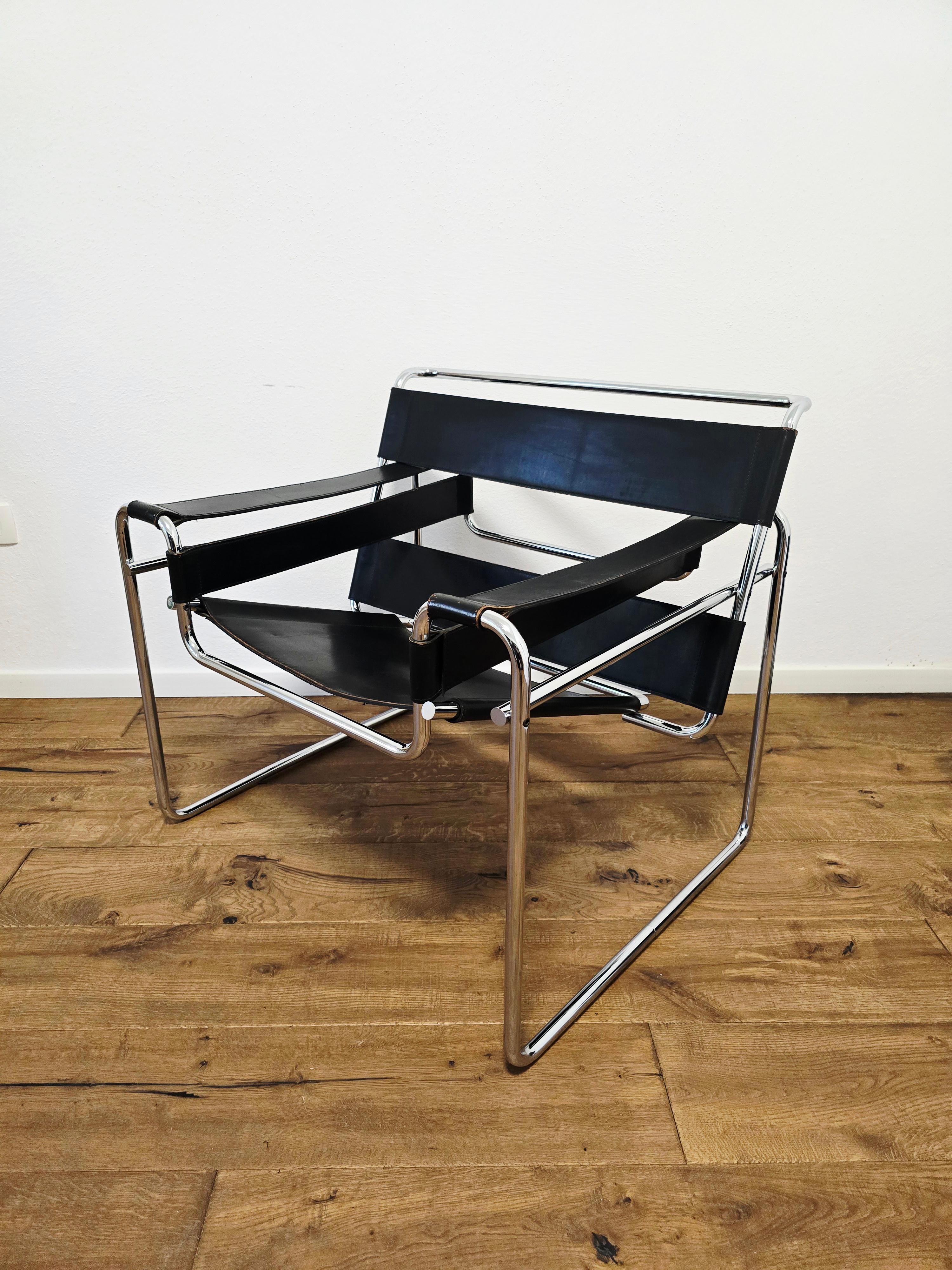 60er Jahre Wassily Stuhl von Marcel Breuer für Gavina (Original) im Angebot 4