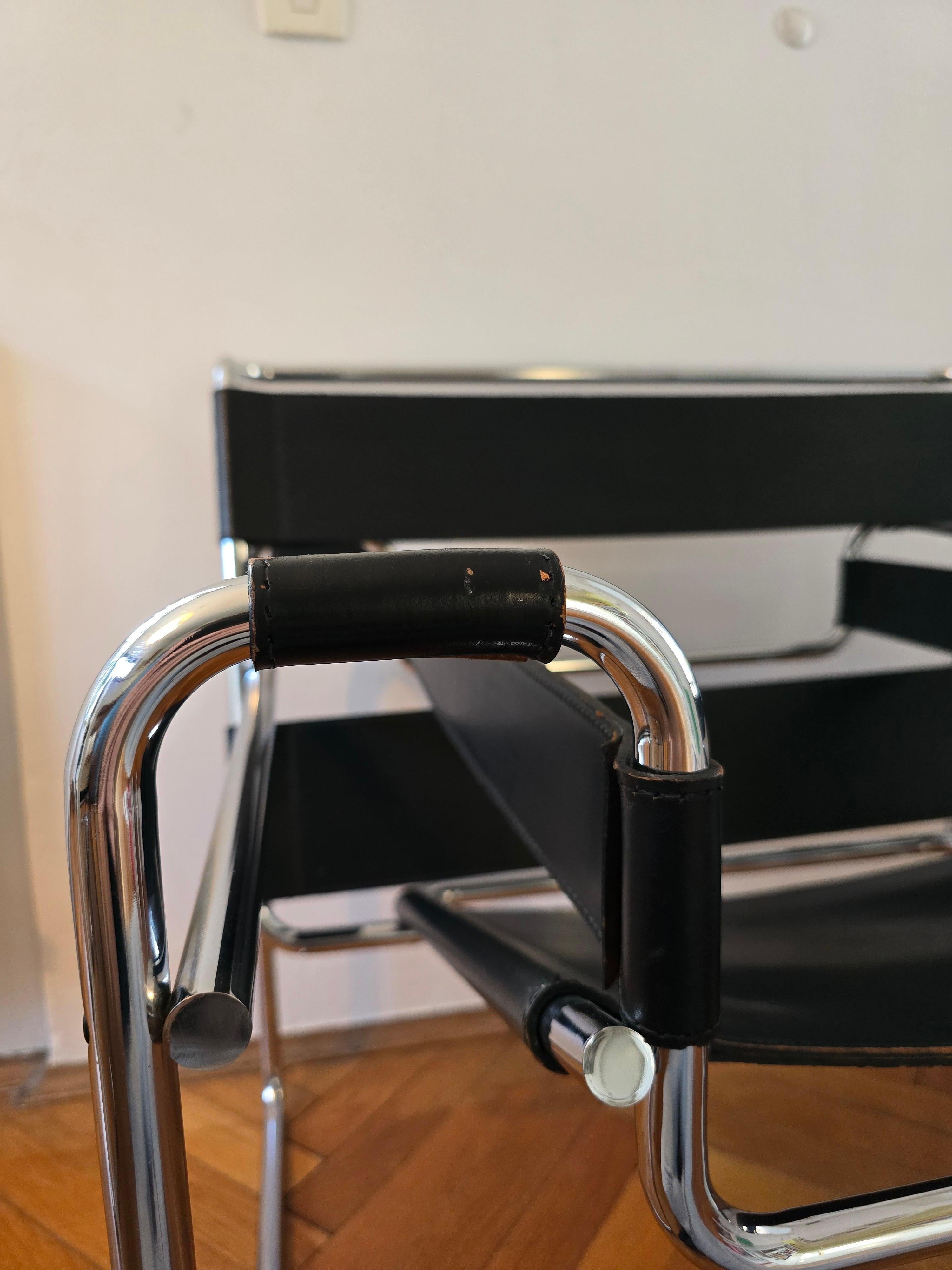 60er Jahre Wassily Stuhl von Marcel Breuer für Gavina (Original) im Angebot 6