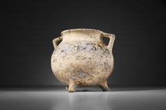 60's willy gulh pot planter with patina