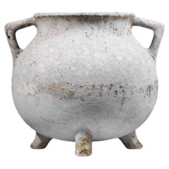 60's willy gulh pot planter with patina