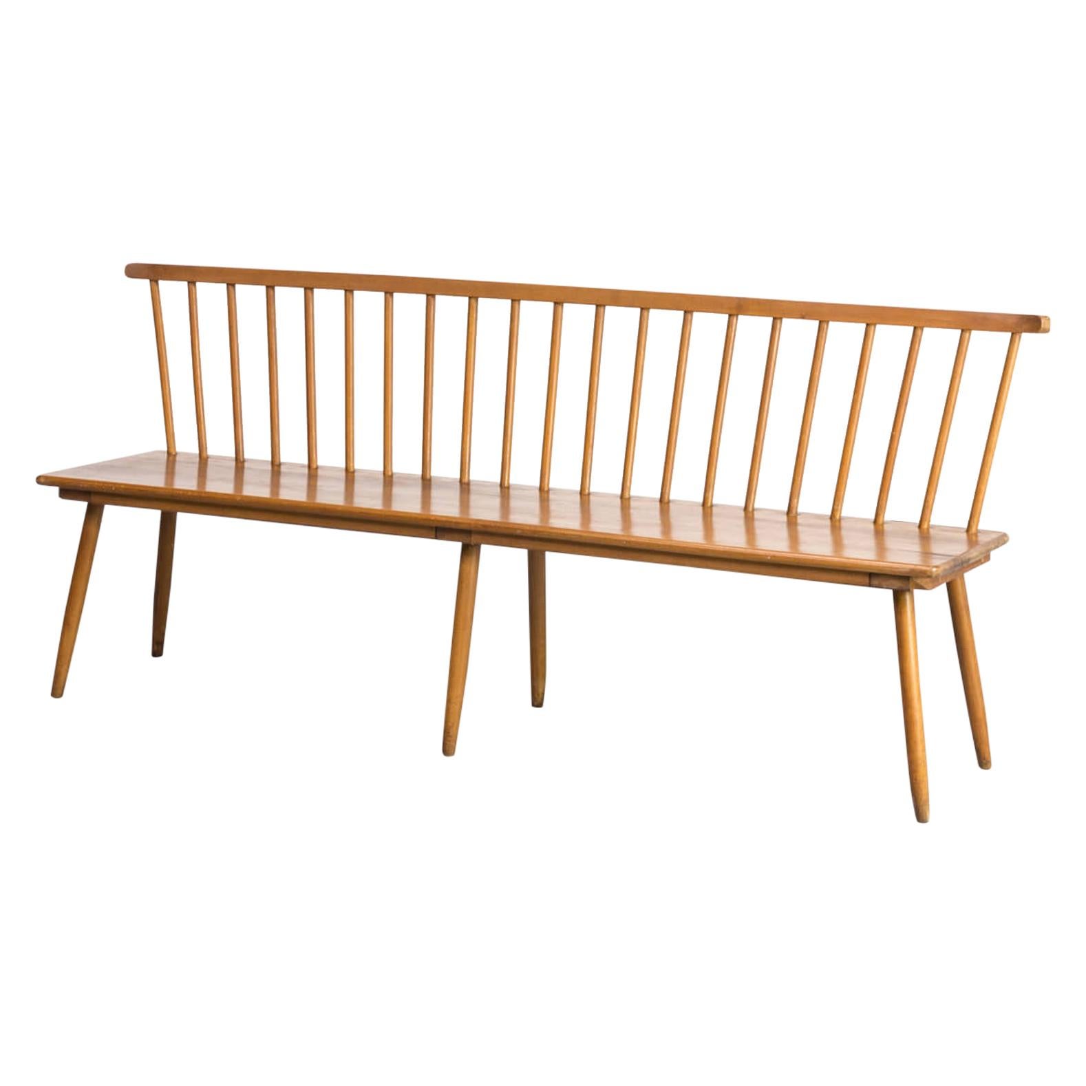 1960s wooden Bench for Bund For Sale