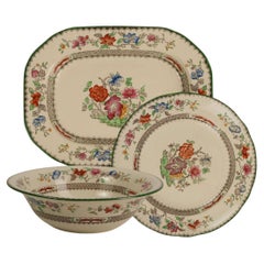 61-piece Spode Chinese Rose Pattern Dinner Service