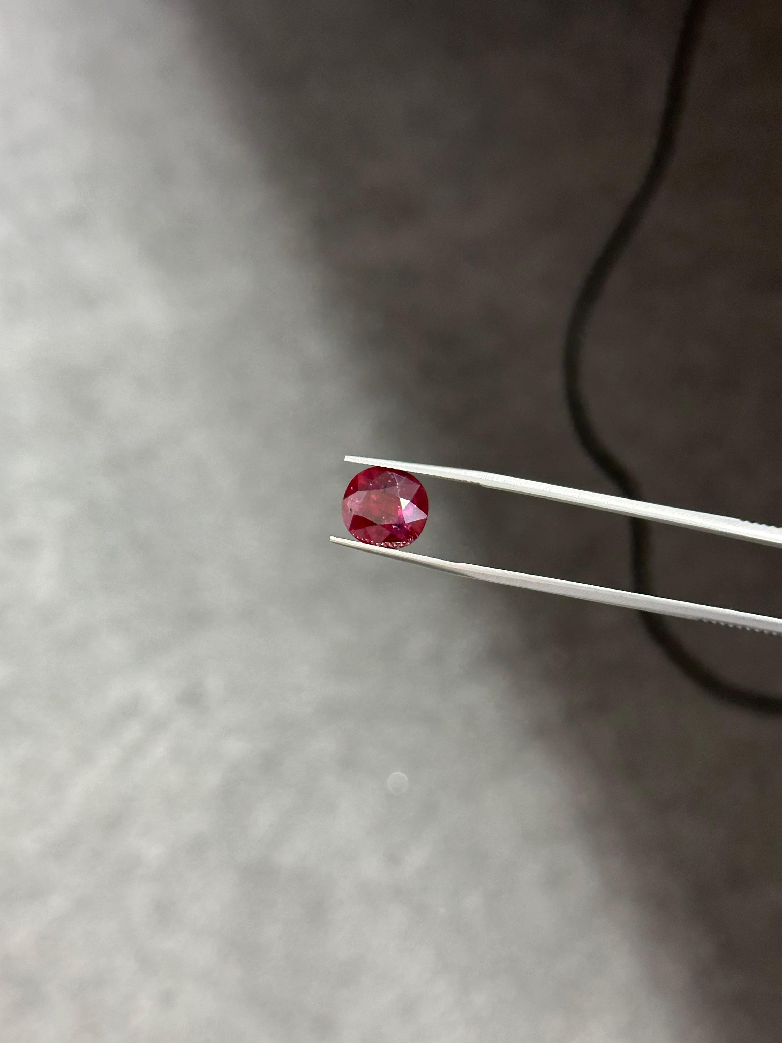 6.10 Carat oval shape Ruby 2