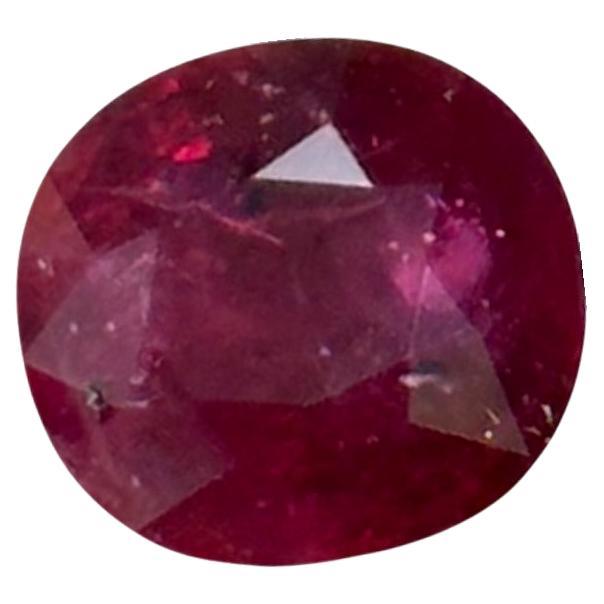 6.10 Carat oval shape Ruby