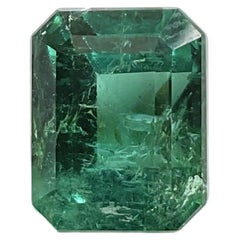6.10 carats green Tourmaline octagon Faceted cut stone Top Quality Natural gem