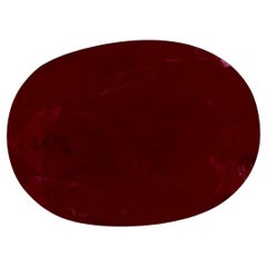 6.10 Cts Ruby Oval Cut Loose Gemstone